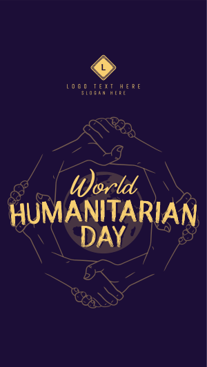 World Humanitarian Day Instagram story Image Preview