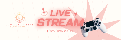 Live Stream Twitter header (cover) Image Preview