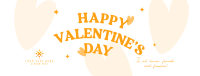 Cute Valentine Hearts Facebook Cover Design