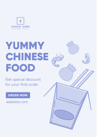 Asian Food Delivery Flyer Image Preview