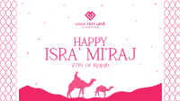 Celebrating Isra' Mi'raj Journey Facebook Event Cover Design