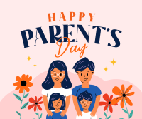 Parents Day Celebration Facebook Post Design