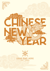 Oriental Chinese New Year Poster Image Preview