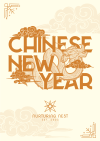 Oriental Chinese New Year Poster Image Preview