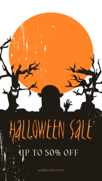 Spooky Trees Sale Instagram story Image Preview
