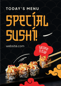 Special Sushi Flyer Design