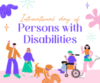 Persons with Disability Day Facebook Post Design