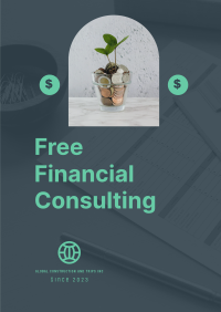 Financial Consulting Poster Design