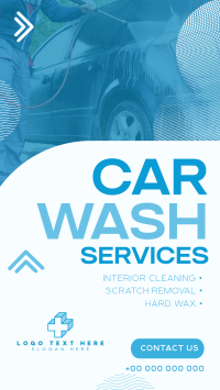 Minimal Car Wash Service TikTok video Image Preview