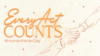 Humanitarian Day Doodles Facebook event cover Image Preview