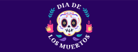 Day of the Dead Badge Facebook cover Image Preview