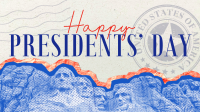 President's Day Mt. Rushmore Facebook Event Cover Design