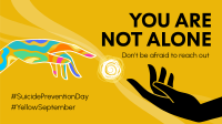 You're Never Alone Facebook Event Cover Design