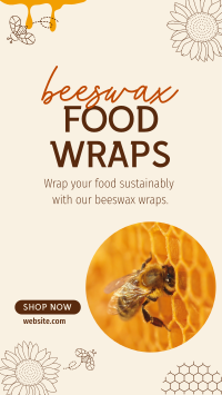 Beeswax Food Wraps Instagram reel Image Preview