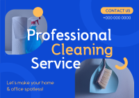 Spotless Cleaning Service Postcard Preview