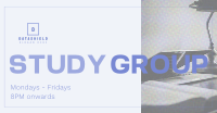 Chill Study Group Facebook Ad Design