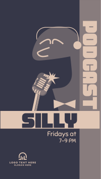 Silly Comedy Podcast Instagram Story Design