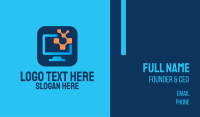 Computer Technology App Business Card Image Preview