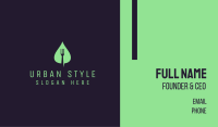 Leaf Fork Vegan Food Business Card Design