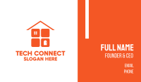 Orange Home Improvement Business Card Image Preview