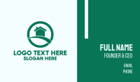 Green House Circle Business Card Image Preview