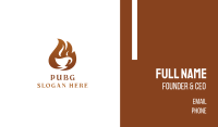 Fire Coffee Cafe Business Card Image Preview