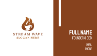 Fire Coffee Cafe Business Card Image Preview