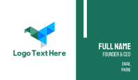 Triangle Bird Business Card Image Preview
