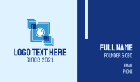 Blue Box Camera  Business Card Image Preview