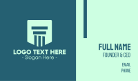 Financial Pillar Business Card Image Preview