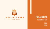 Royal Cartoon King Business Card Preview