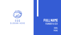 Blue Fish Seafood Business Card Image Preview