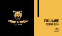 Angry Cheetah Gaming Business Card Image Preview