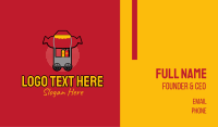 Retro Hot Dog Stall Business Card Design Image Preview