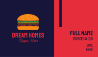 Bacon Hamburger Burger Business Card Image Preview