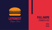 Bacon Hamburger Burger Business Card Image Preview