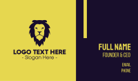 Wild Lion Business Card Image Preview