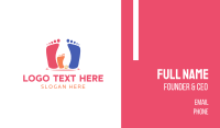 Family Steps Business Card Design