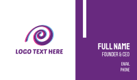 Purple Snail Business Card Preview