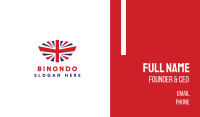 Modern United Kingdom Flag Business Card Image Preview
