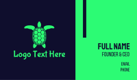 Green Sea Turtle Business Card Image Preview