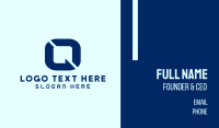 Financial Letter O Business Card Image Preview