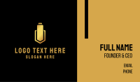 Gold Skyscraper Business Card Image Preview