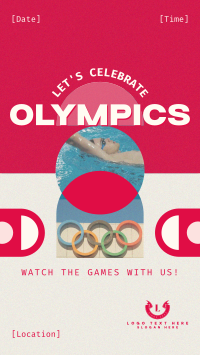 Formal Olympics Watch Party Instagram reel Image Preview