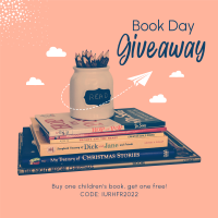Book Giveaway Instagram Post Design
