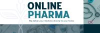 Online Pharma Business Medical Twitter header (cover) Image Preview