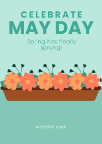 Celebrate May Day Poster Design