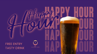 Happy Hour Night Facebook event cover Image Preview