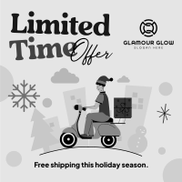 Christmas Free Shipping Instagram post Image Preview