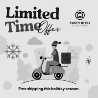 Christmas Free Shipping Instagram post Image Preview